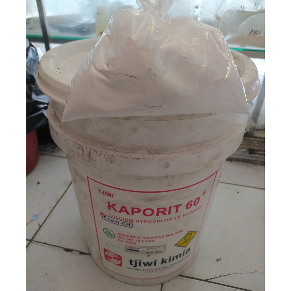 

KODE V48H Kaporit sinar harapan sablon kemasan 1 kg