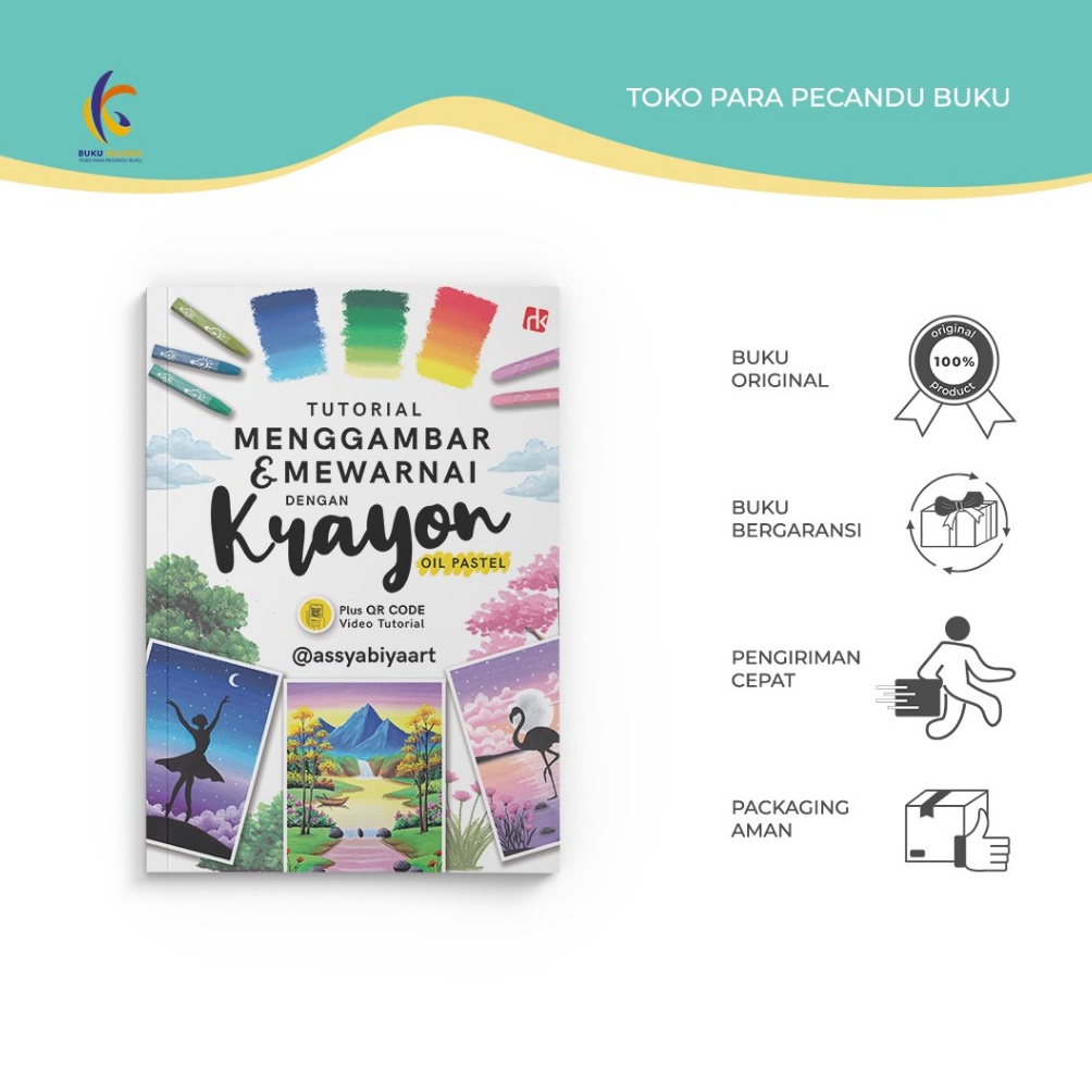 

KODE E28J PROMO Buku Tutorial Menggambar Mewarnai Dengan Krayon Buku Kaluku