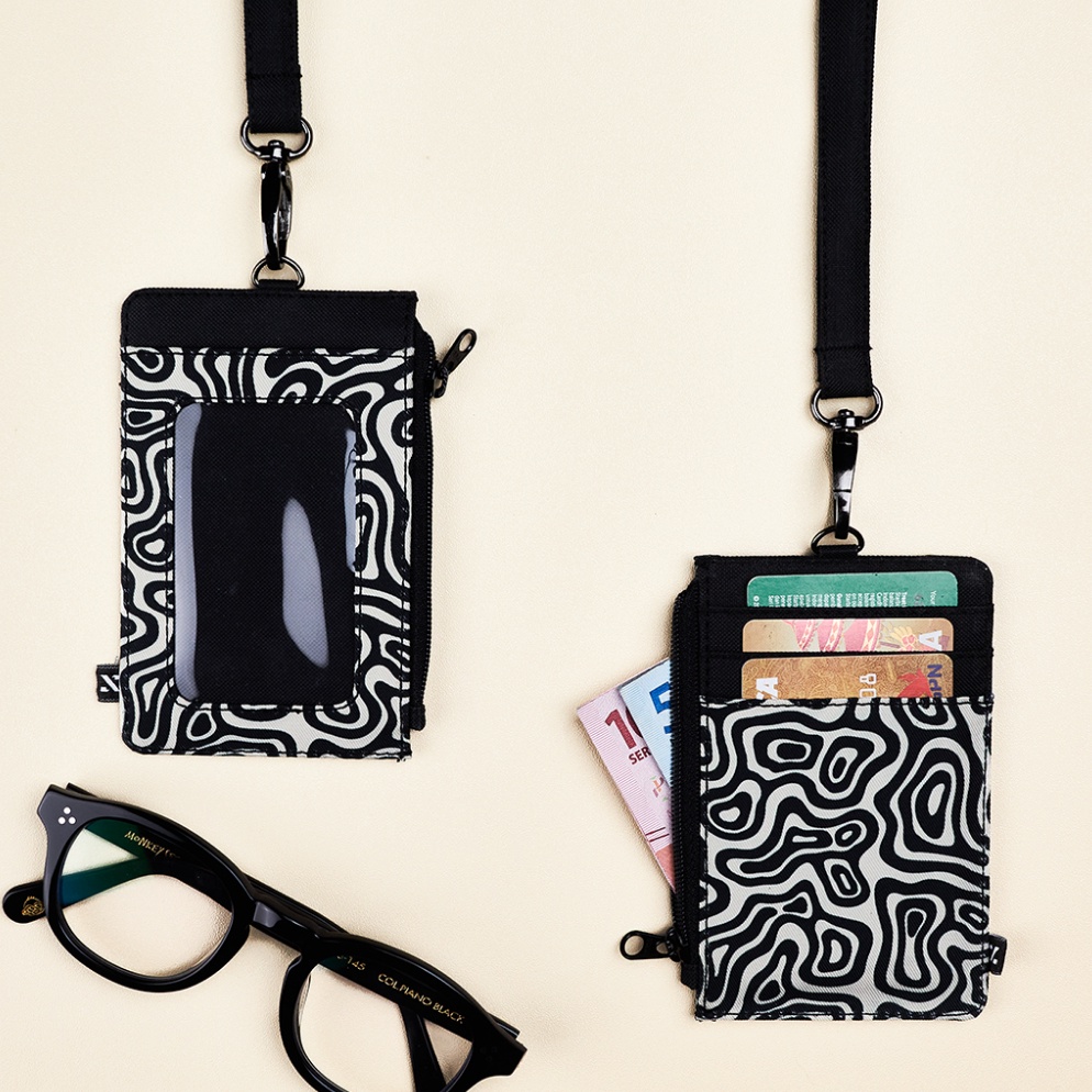 

KODE F5U Lanyard Id Card Name Tag Holder Dompet Kartu Kalung Leher Wanita Pria