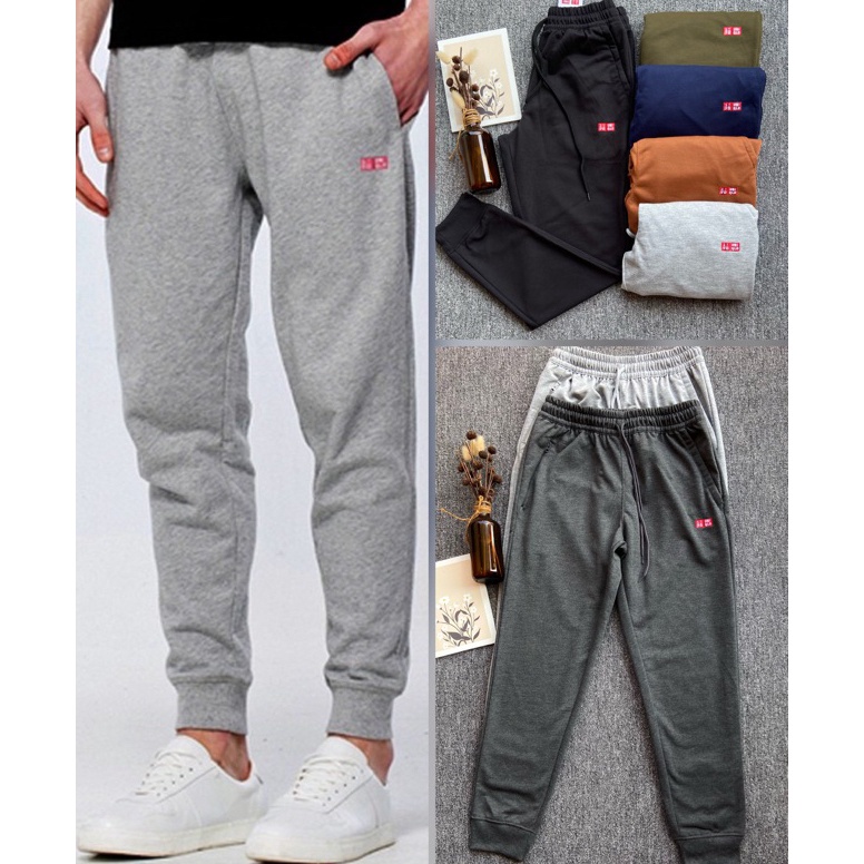 KODE I78N Jogger Uniqlo Jogger Pants Uniqlo Celana Jogger Pria Jogger Olahraga Jogger Unisex Jogger 