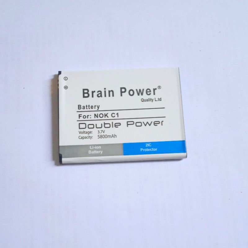 batre batre nokia C1 batre brain power nokia C1 double power 5800 mah batre brain power batre batre 