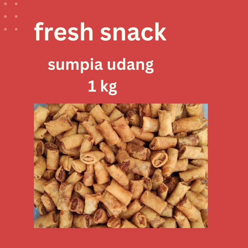 

(1kg) sumpia udang | cemilan enakk!!