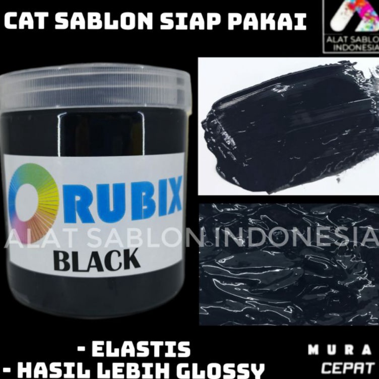 

KODE L86O CAT SABLON PASTA GL RUBBER WATER BASED CAT AKRILIK HITAM 5GR