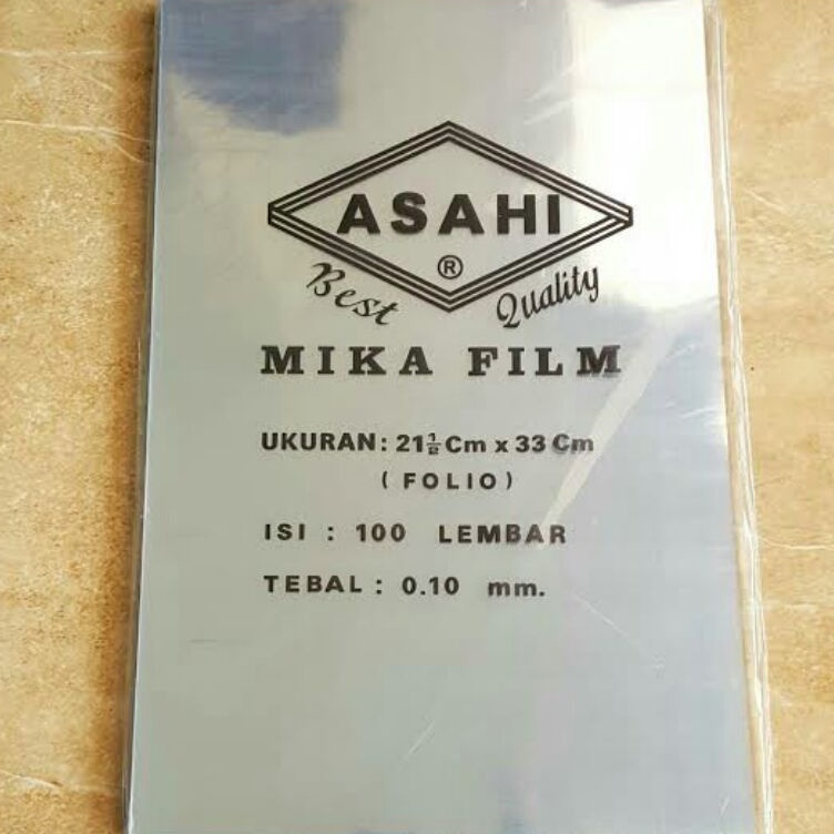 

KODE H88L Plastik Mika Jilid ASAHI 1mm 1pak1lembar