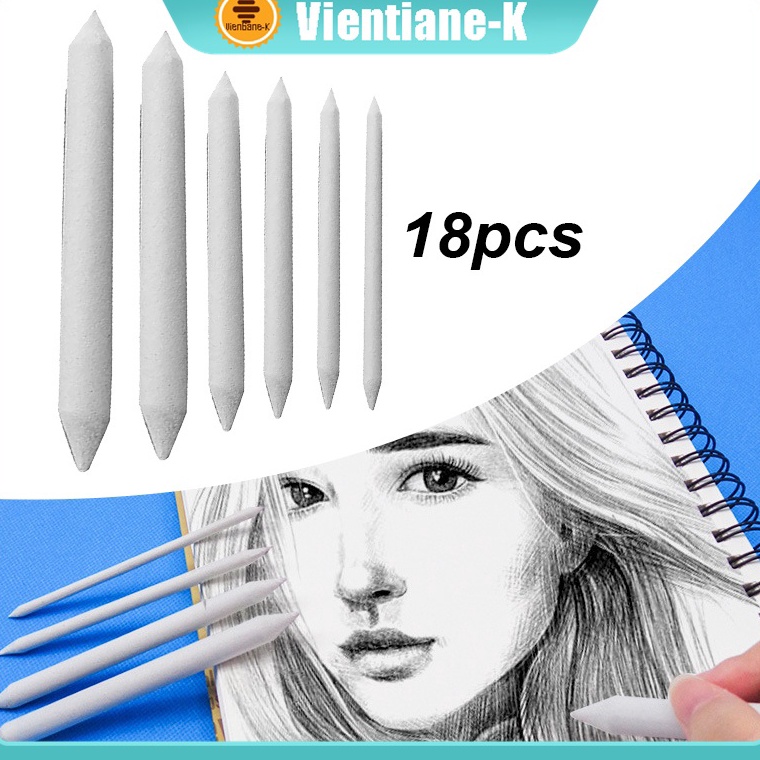 

KODE K68H Paper Stump 18pcs Paper Pencil Art Product Perlengkapan Lukisan Sketsa