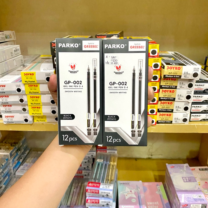 

(12 PCS) PULPEN GEL MURAH PARKO GP 002