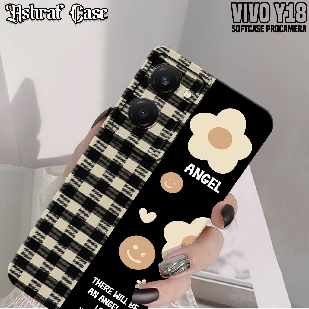 Case VIVO Y18 - Casing Hp VIVO Y18 Terbaru Motif BUNGA - Silikon Hp VIVO Y18 - Softcase Hp VIVO Y18 