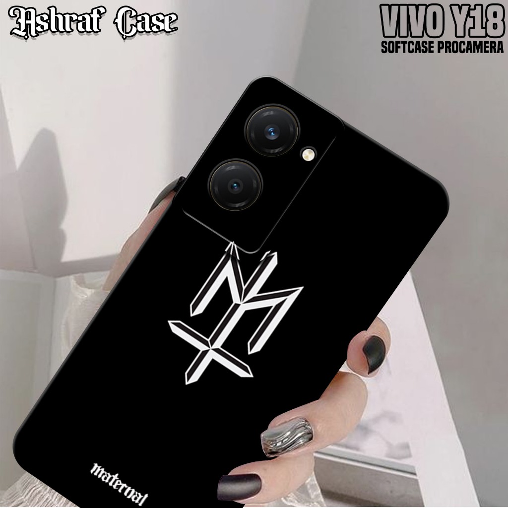 Case VIVO Y18 - Casing Hp VIVO Y18 Terbaru Motif MTRNL - Silikon Hp VIVO Y18 - Softcase Hp VIVO Y18 