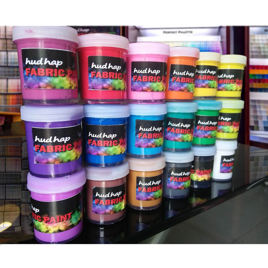 

STOCK MASIH BANYAK Cat lukis kain cat tekstil cat lukis serbaguna 15 ml