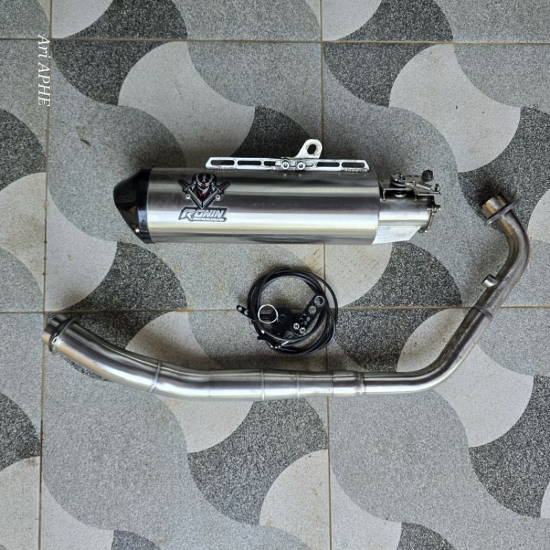 knalpot 3tech RONIN HANZO original honda SONIC 150 R - SUPRA GTR 150 fullsystem