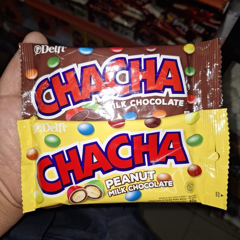 

delfi ChaCha 40gram permen coklat