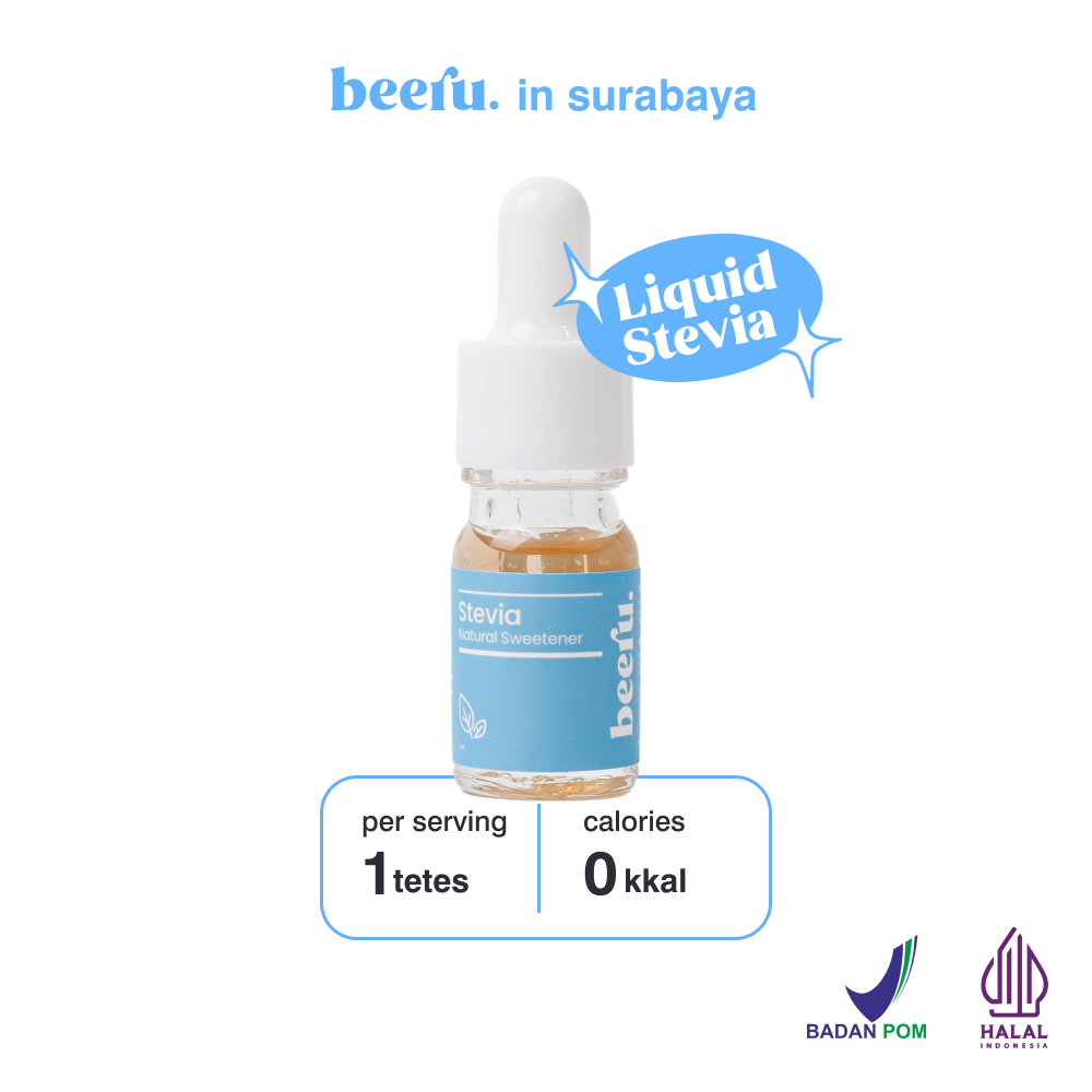 

Beeru Stevia Natural Sweetener 5mL Pemanis Rendah Gula Untuk Diabetes