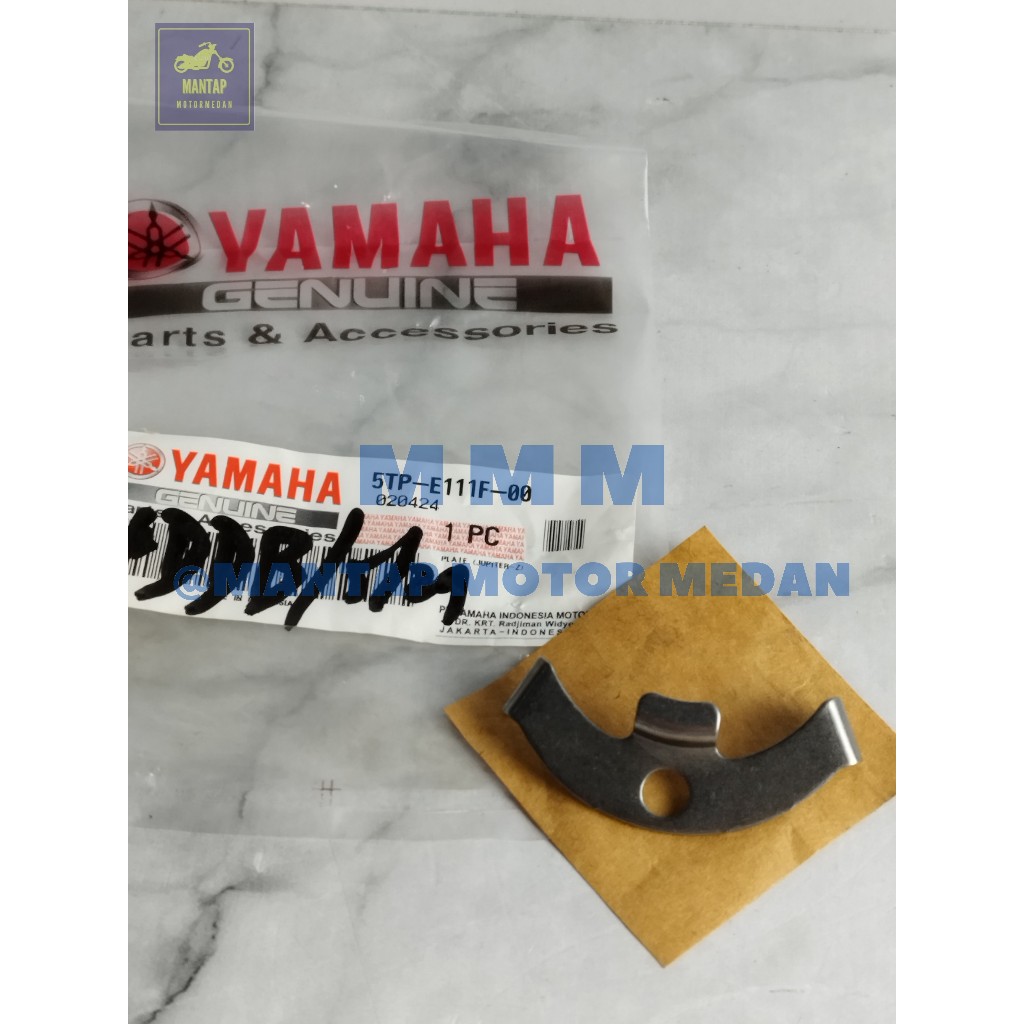 Besi Plat Tahanan Tekanan Noken As Gigi Sentrik Jupiter Z Vega R New Crypton Original Yamaha 5TP-E11