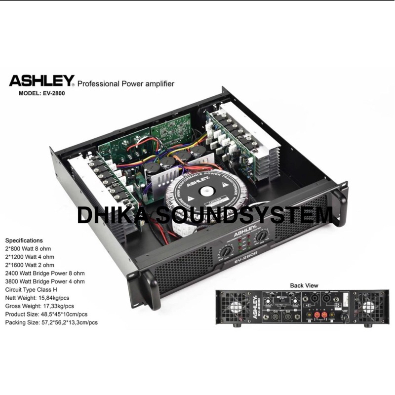 POWER ASHLEY EV2800/ Power Ashley EV 2800 / Power ashley ev 2800 / power ashley ev2800