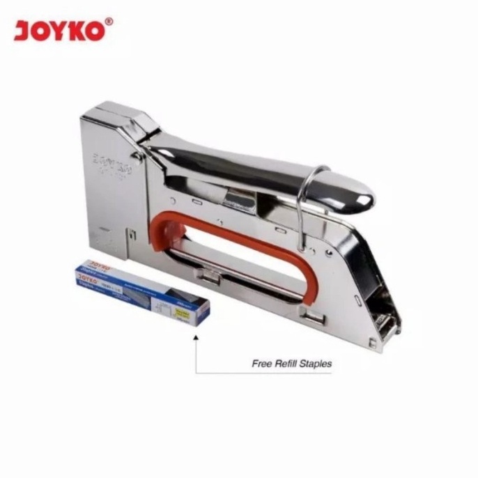 

SPESIAL DISCOUNT STAPLER TEMBAK BESI GUN TACKER JOYKO GT71 BONUS REFILL STEPLES STAPLER TEMBAK GT71