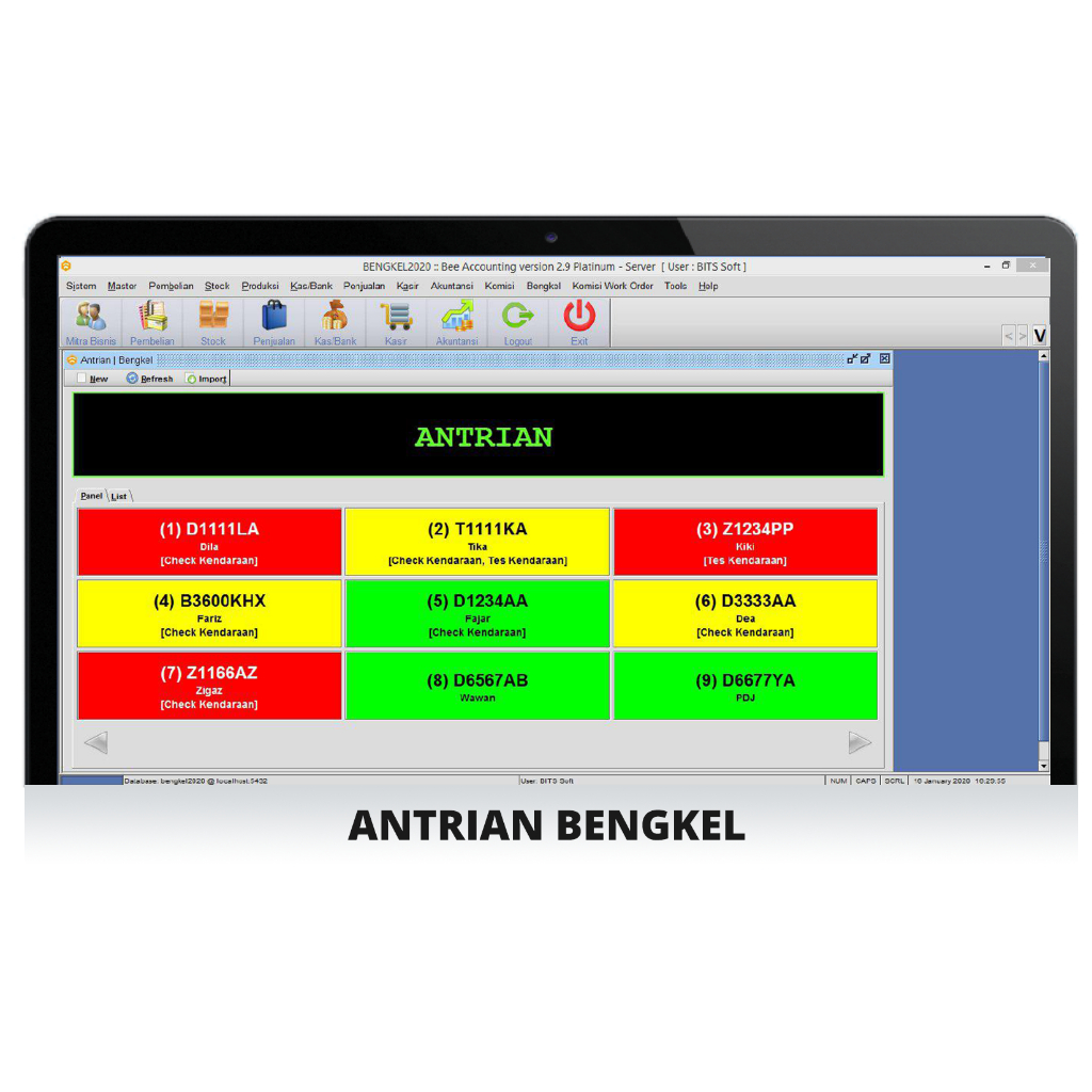 Software Bengkel dan Penjualan Sparepart