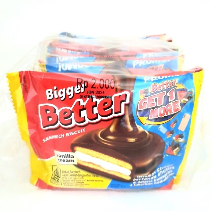 

SUPER Biskuit Sandwich Better Renceng isi 1 sachet MURAH SNACK 2AN