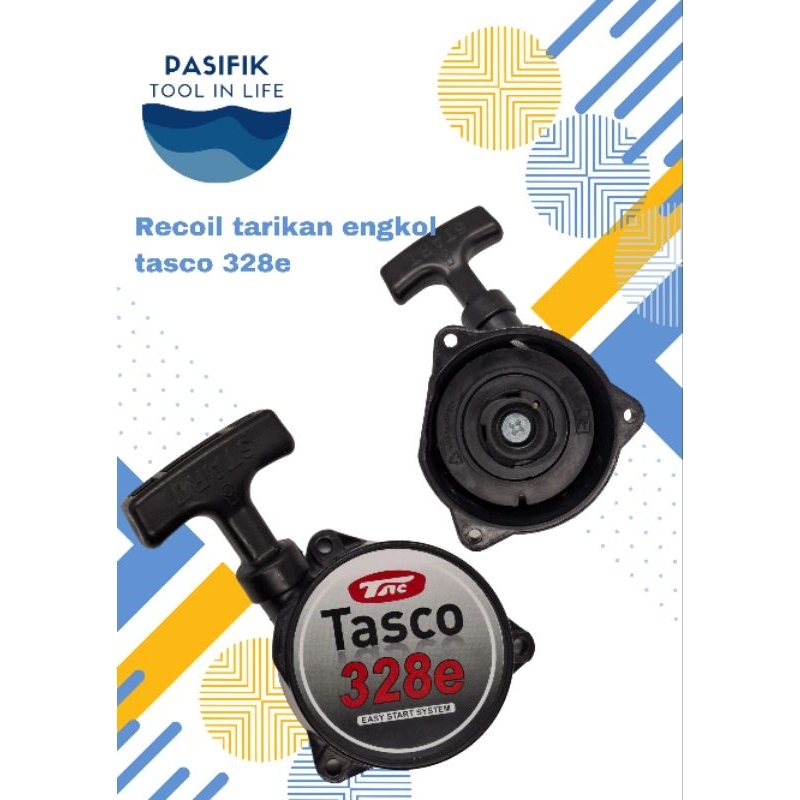 recoil tarikan engkol tasco 328e mesin potong rumput tasco 328e