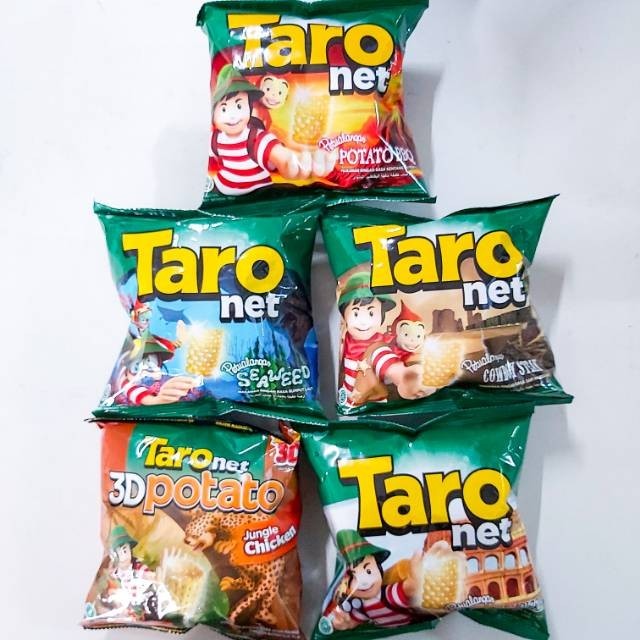 

ANEKA TARO POTATO 62 GR SEAWEED BBQ TERIYAKI BBQ MIX