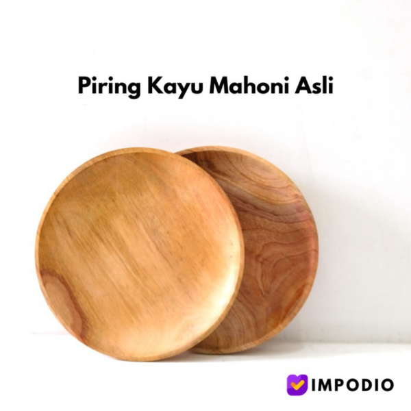 

Dijual Besar Piring Kayu Aksesoris Photography Diameter 20cm - - Berkualitas Mahoni