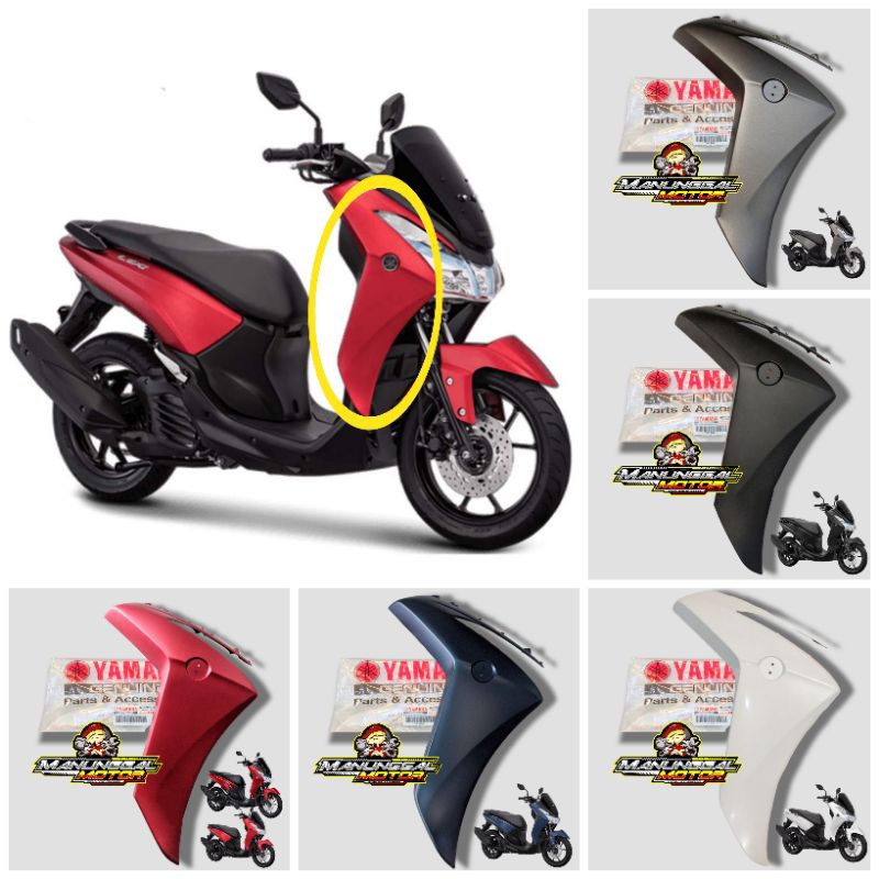 COVER SAYAP BODY DEPAN SAMPING KANAN KIRI YAMAHA LEXI 125 2018-2022 ORIGINAL YAMAHA