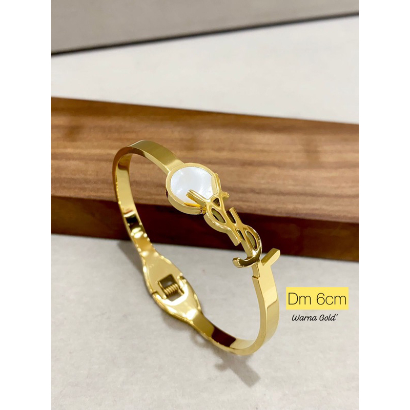 Gelang bangle fashion vintage korean style / Bangle import titanium asli