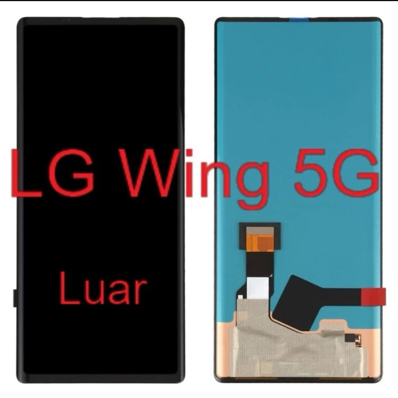 LCD TouchScreen LG Wing 5G Luar / Big