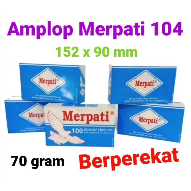 

10 pcs Amplop Merpati 104