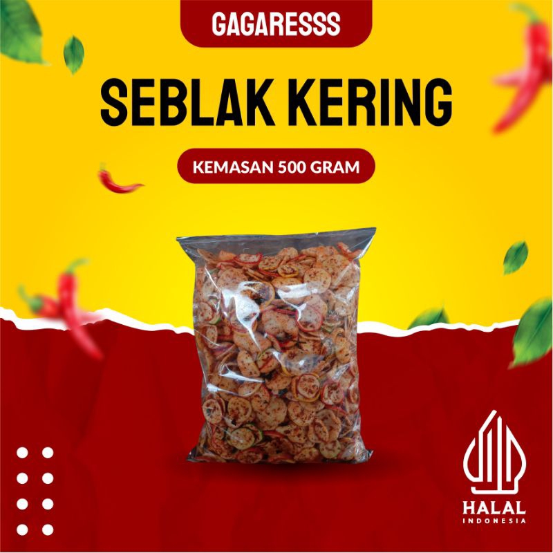 

seblak kering pedas gurih dan renyah 500gram