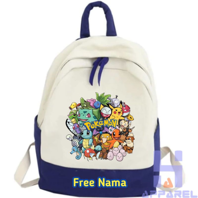 TAS RANSEL ANAK POKEMON PIKACHU