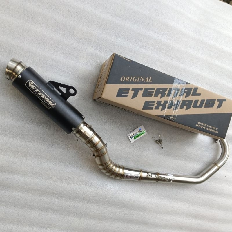 KNALPOT MX KING/150 JUPITER MX 135 NEW/ JUPITER MX 135 OLD MALAYSIA STYLE SOLO STYLE ORIGINAL ETERNA
