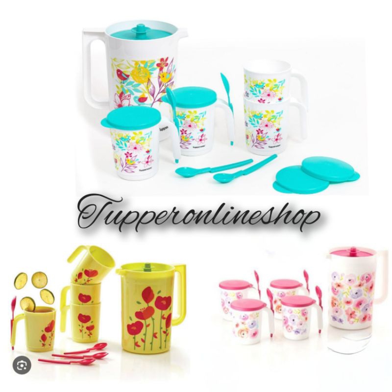 Drinking set tupperware / tempat minum tupperware dan teko