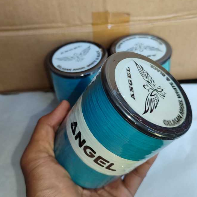 GELASAN SALATIN 6000 YARD ANGEL BIRU // GELASAN SALATIN SUPER 6000 YARD