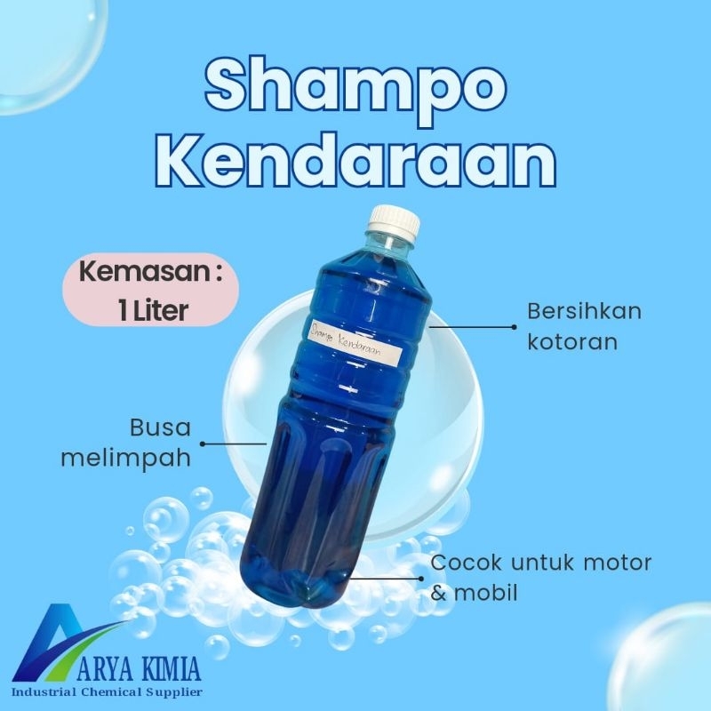 Sabun kendaraan 1L/sabun cuci motor & mobil/sabun cuci motor