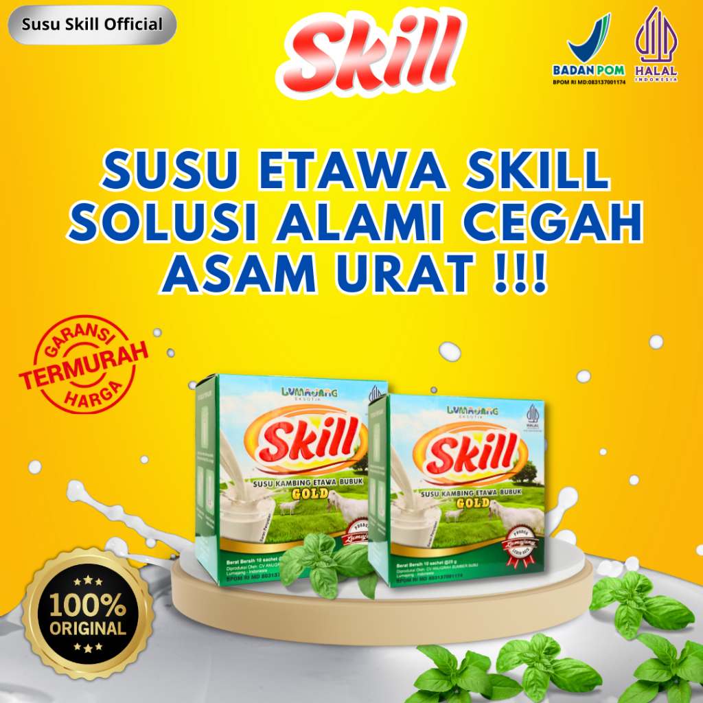 

Susu Kambing Etawa Original untuk Asam Urat Kemasan Sachet isi 10 pcs