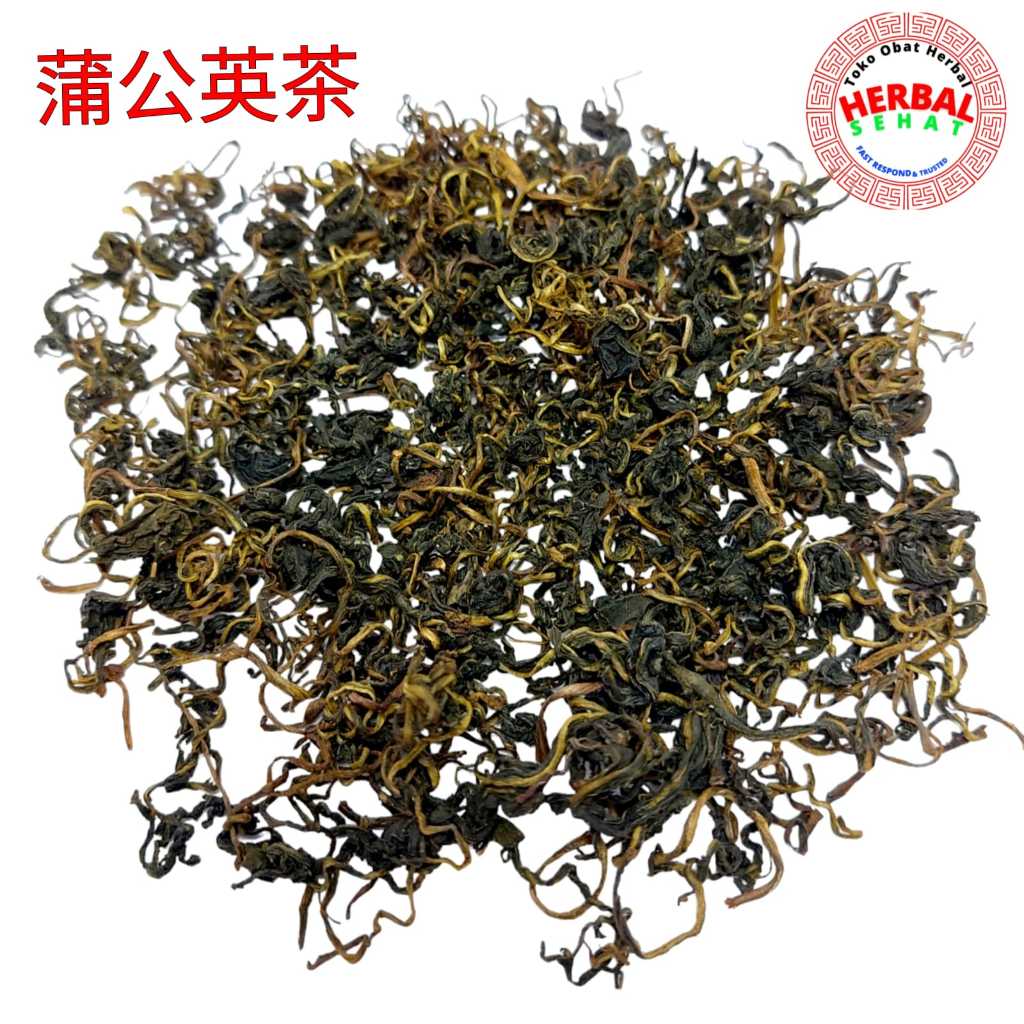 

Pu Gong Ying Cha 蒲公英茶 Teh Daun Dandelion - Premium Dried Dandelion Leaf Leaves Tea