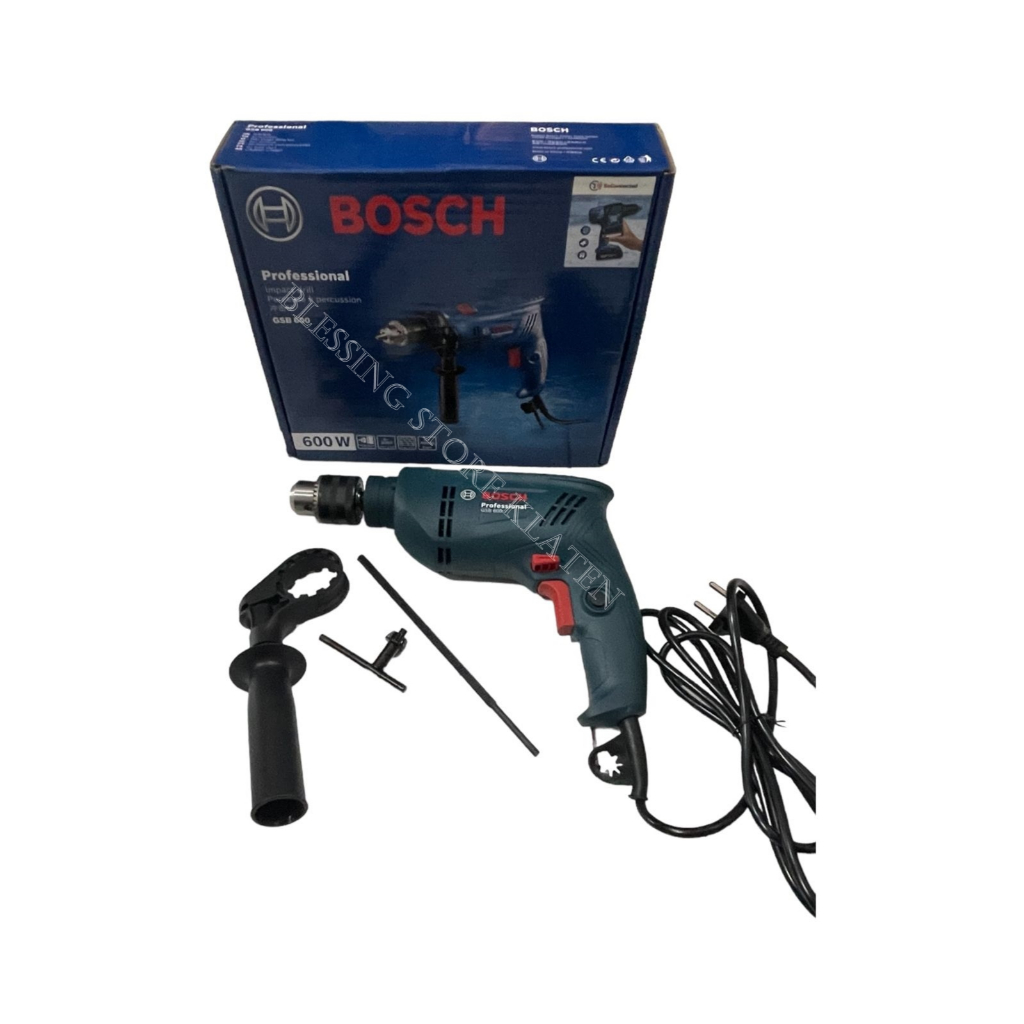 ELECTRIC DRILL BOSCH 13MM / BOR LISRIK BOSCH 13MM GSB 600 / BOR TANGAN BOSCH