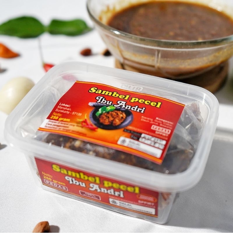 

Sambel Pecel Pedas Ibu Andri Bersertifikat Halal 500gr