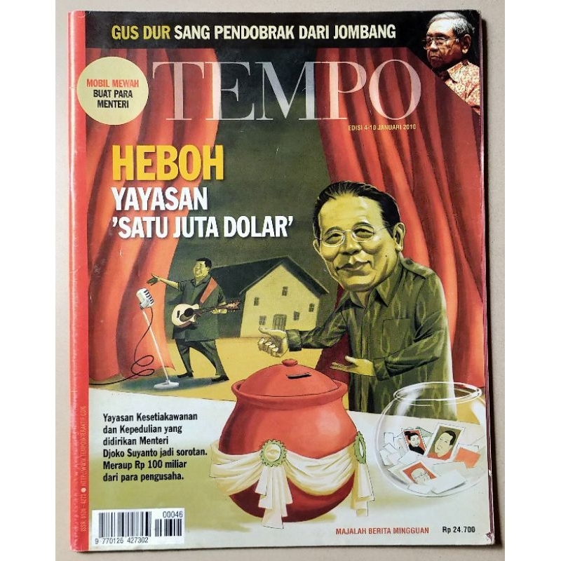 Majalah Tempo Januari 2010 - Obituari Gus Dur Sang Pendobrak dari Jombang -  Pelarangan 5 Buku