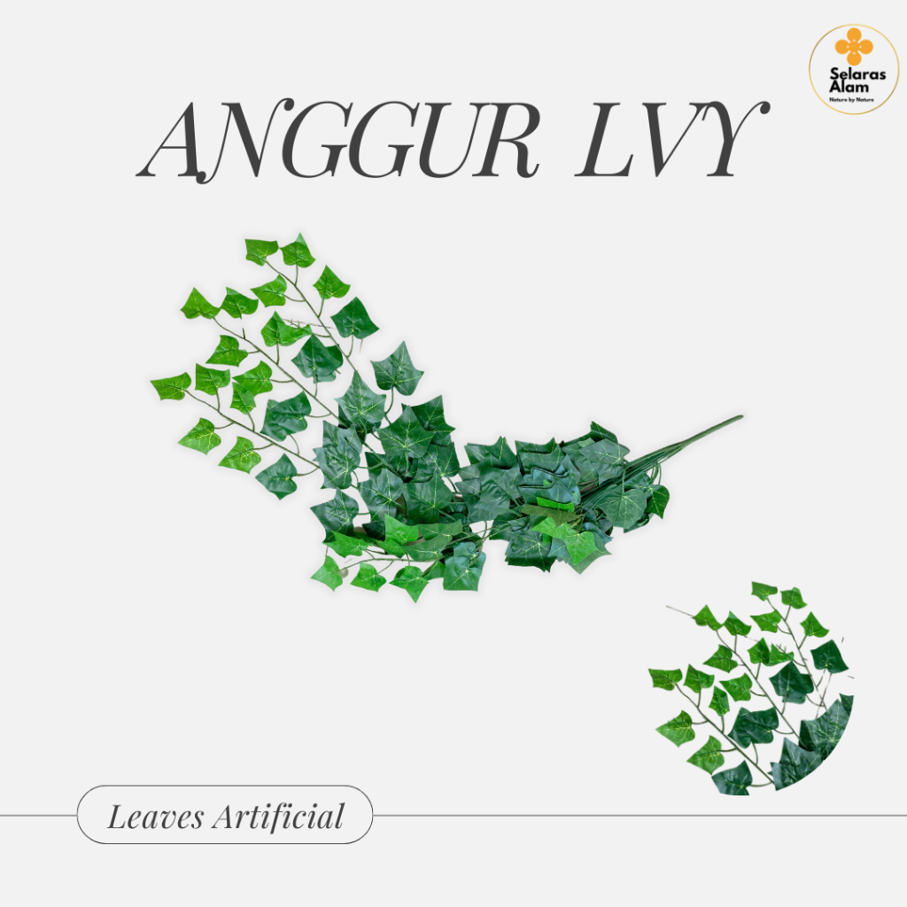 DAUN BATANG GANTUNG ARTIFICIAL. DAUN GANTUNG ARTIFICIAL BERBAGAI MACAM WARNA DAN JENIS