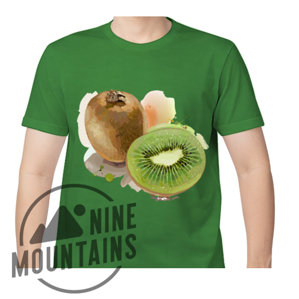 Kaos Buah Desain Fruit Art Seni V2 Delima Pisang Kiwi Anggur Mango Pumpkin Unik untuk Event Sekolah