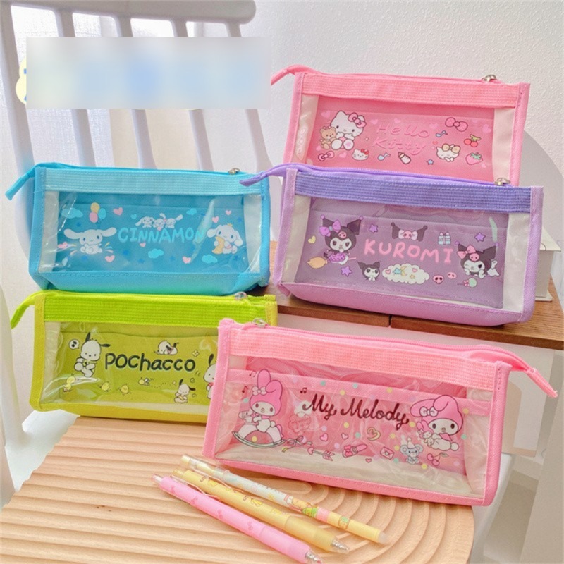 

HS - KOTAK PENSIL 6 SEKAT SANRIO | PENSIL BAG SANRIO | TEMPAT PENSIL PULPEN SANRIO | TEMPAT PENSIL KAIN | TEMPAT MAKEUP | TAS MAKE UP | MINI BAG SANRIO | TEMPAT PULPEN | KUROMI | CINAMORROL | MELODY