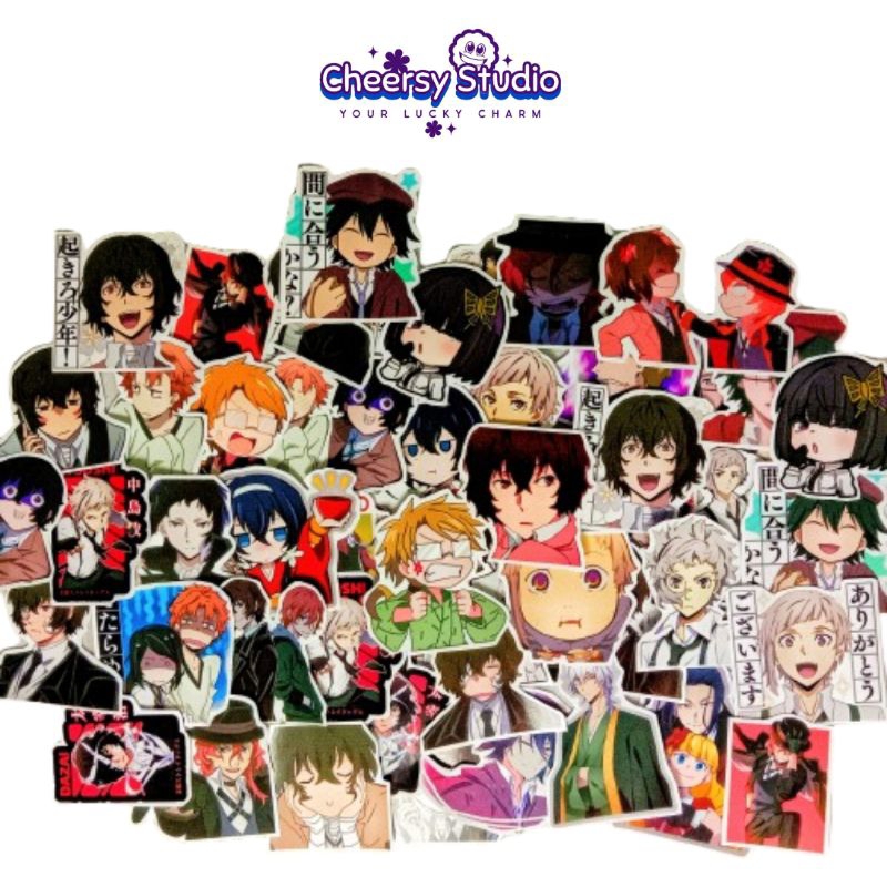 

[40 PCS] STICKER ANIME BONGOU STRAY DOGS CUTTING TERMURAH