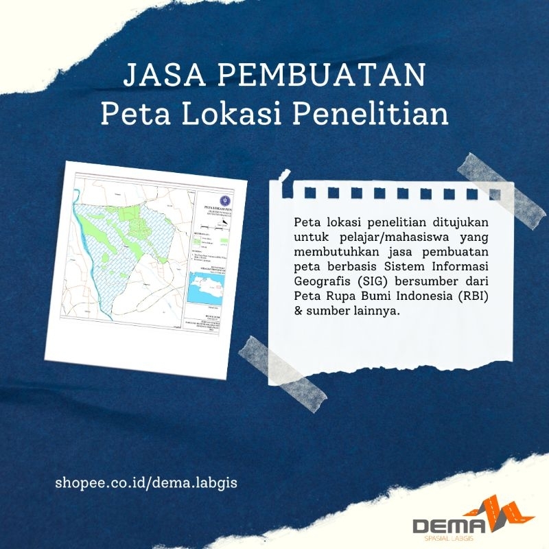 Jasa Pembuatan Peta Lokasi Penelitian