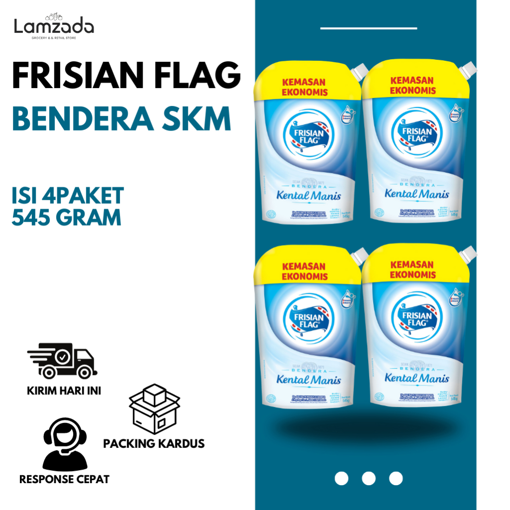 

Frisian Flag Bendera Kental Manis Pouch 545g - 4 pcs