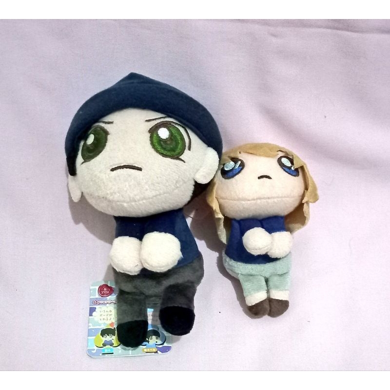 (PART 3) Detective Conan Anime Assorted Plush Fuwapuchi Nesoberi &you Kuttsuki Nuigurumi - Ai, Conan