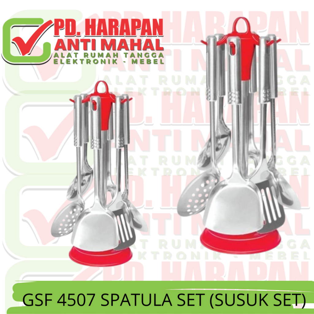 GSF 4507 SPATULA SET (SUSUK SET)/ALAT MASAK SET