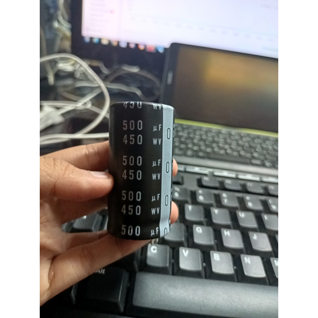 Elco Kapasitor 450V-500UF Nichicon