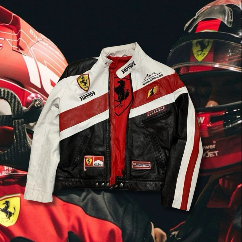 IAMYOURQL - F1 XCX Race Jacket Leather (READY STOCK)