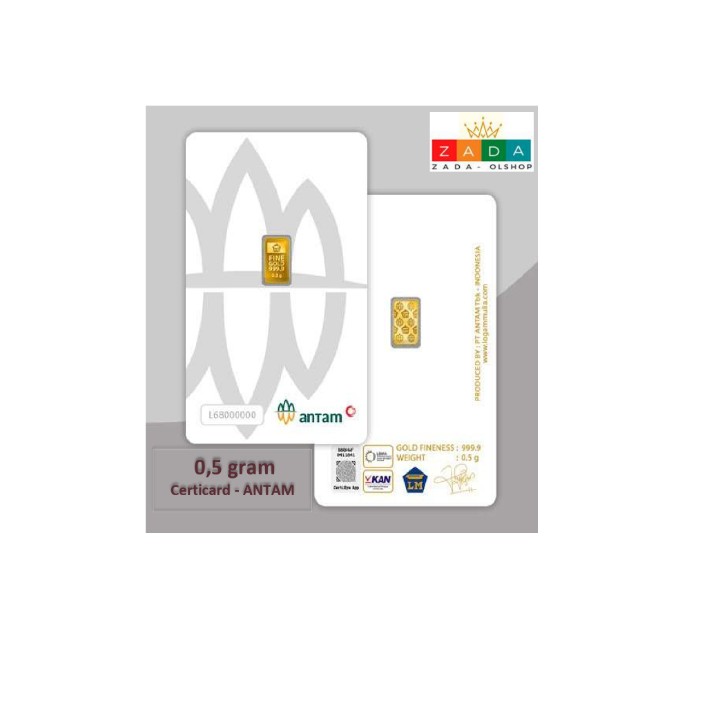ANTAM Logam Mulia - 0,5 gram